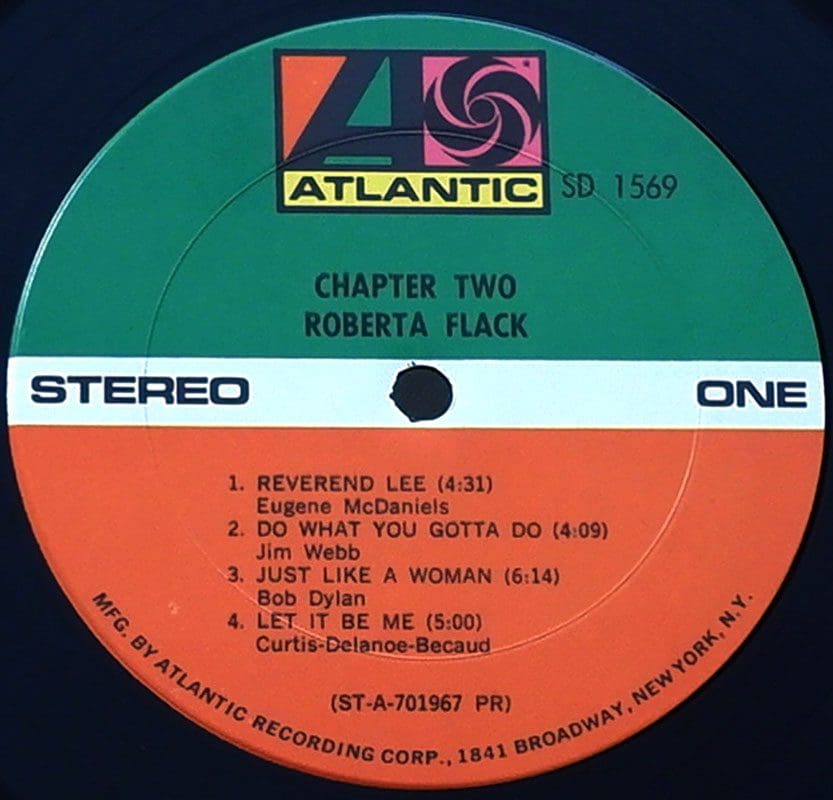 Roberta Flack - Chapter Two - Atlantic LP -