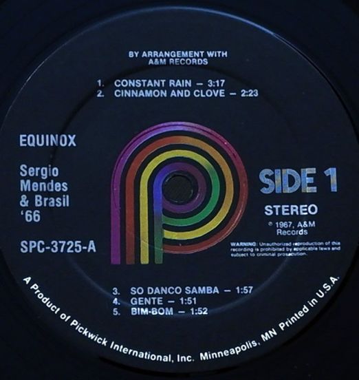 SergioMendesAndBrasil66-ConstantRain-AMLABEL