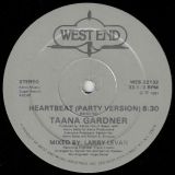 Taana Gardner – Heartbeat Club Version b/w Party Version – West End 12″