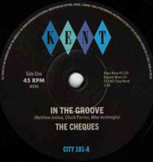 The Cheques - In The Groove b/w The Merits - Arabian Jerk - Kent Select UK 7"