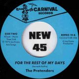 *JUST IN! – The Pretenders – A Broken Heart Cries b/w For The Rest Of My Days – Kent Repro UK 7″