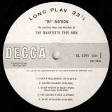 The Quartette Trés Bien – “In” Motion The Exciting Piano And Rhythms Of – Decca DJ LP