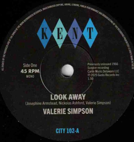ValerieSimpson-LookAway-Kent45MONOLABELA