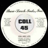 Ameriquette – You Are Life b/w Tell Me Tell Me (On This Christmas Day) – Brou-Larch Inds 7″