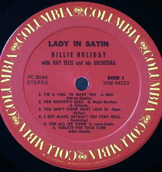 BillieHoliday-LadyInSatinLABEL