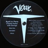 Charlie Parker With Strings – April In Paris – Verve LP