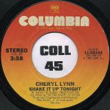 Cheryl Lynn – Shake It Up Tonight b/w Baby – Columbia 7″