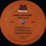 Hank Crawford – Indigo Blue – Milestone LP