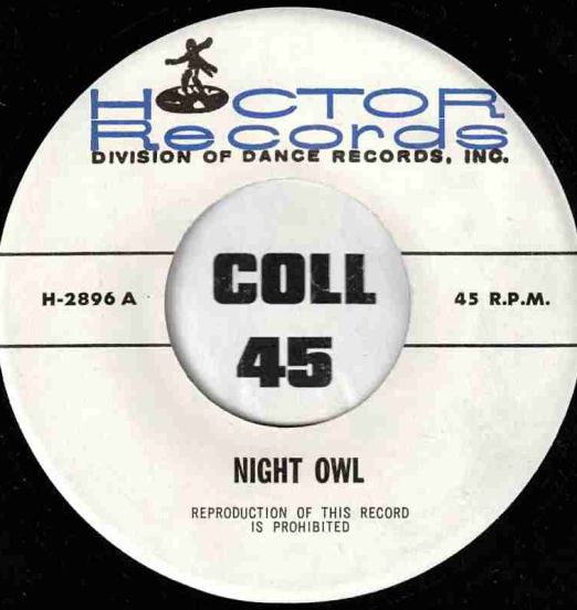 Unknown Artist - Night Owl b/w Superstition - Hoctor 7"