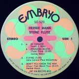 Herbie Mann – Stone Flute – Embryo LP