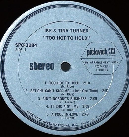 IkeAndTinaTurnet-TooHotToHoldLABEL