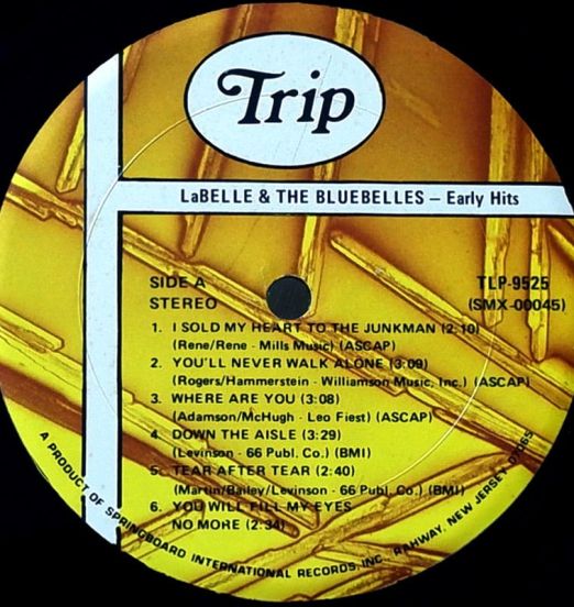 LaBelleAndTheBluebelles-EarlyHitsLABEL