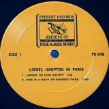 Lionel Hampton Et Son Sextette – Lionel Hampton In Paris – Everest LP