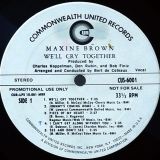 Maxine Brown – We’ll Cry Together – CU DJ LP