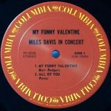 Miles Davis – My Funny Valentine Miles Davis In Concert – Columbia LP