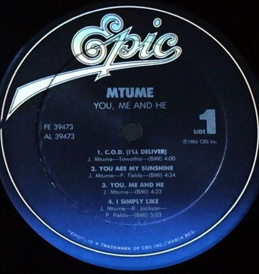 Mtume You Me And HeLABELA