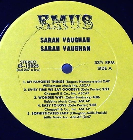 SarahVaughan-SarahVaughanLABEL