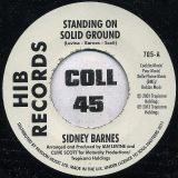Sidney Barnes – Standing On Solid Ground b/w Man In A Million – HIB UK 7″