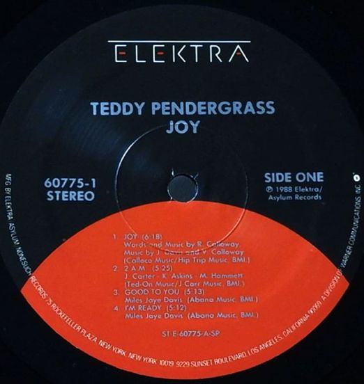 TeddyPendergrass-JoyLABEL