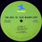 Brother Jack McDuff – The Best Of Brother Jack McDuff Live! – Prestige LP