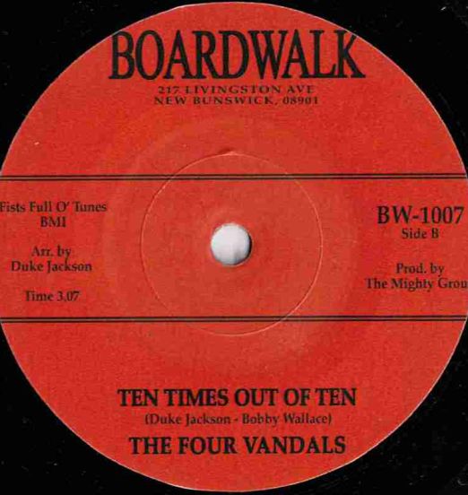 TheFourVandals-TenTimesOutOfTenLABELB