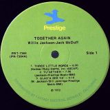 Willis Jackson With Jack McDuff – Together Again! – Prestige LP