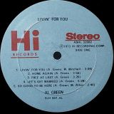 Al Green – Living for You – Hi LP