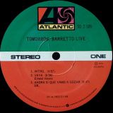 Ray Barretto – Tomorrow: Barretto Live – Atlantic 2LP