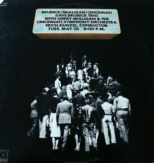 Dave Brubeck Trio With Gerry Mulligan & The Cincinnati Symphony Orchestra conducted by Erich Kunzel - Brubeck/Mulligan/Cincinnati - Decca LP