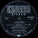 Villon: Artmann, Qualtinger & Fatty George – Villon Übersetzt Von Artmann Gesprochen Von Qualtinger Mit Jazz Von Fatty George – Preiser AT LP