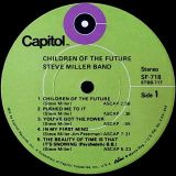 The Steve Miller Band – Children Of The Future – Capitol LP