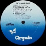 Blondie – Autoamerican – Chrysalis LP