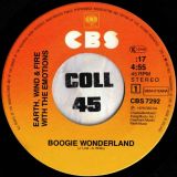 Earth, Wind & Fire With The Emotions – Boogie Wonderland b/w (Instrumental) – CBS NL 7″