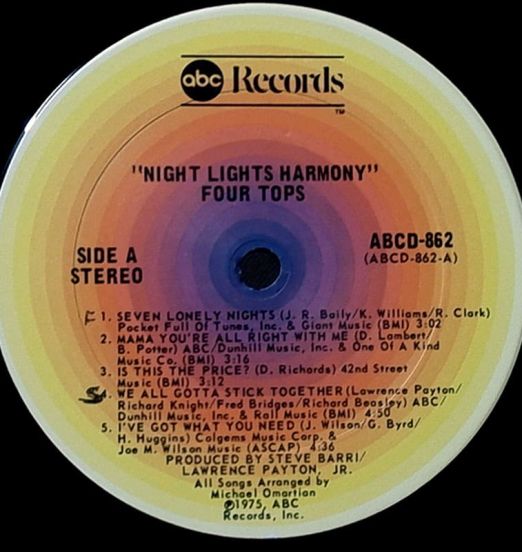 FourTops-NightLightsHarmonyLABELA