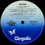 Fun Boy Three – Waiting – Chrysalis LP