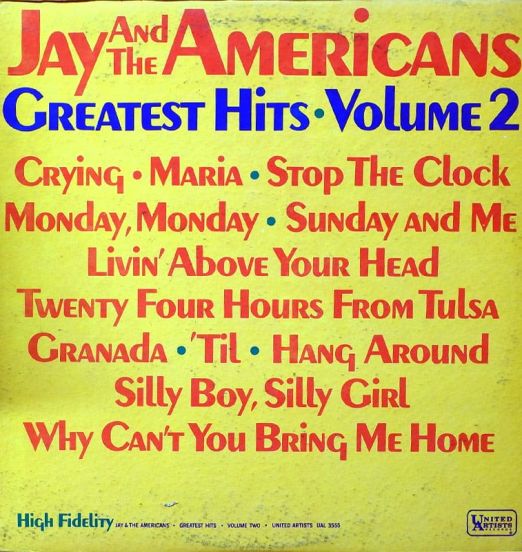Jay And The Americans - Greatest Hits Volume 2 - United Artists LP