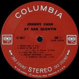 Johnny Cash – Johnny Cash At San Quentin – Columbia LP