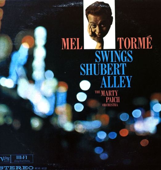 Mel Tormé With The Marty Paich Orchestra - Swings Shubert Alley - Verve LP