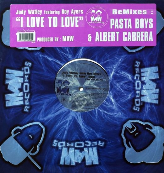 Jody Watley Featuring Roy Ayers - I Love To Love (Remixes) - Maw 12"