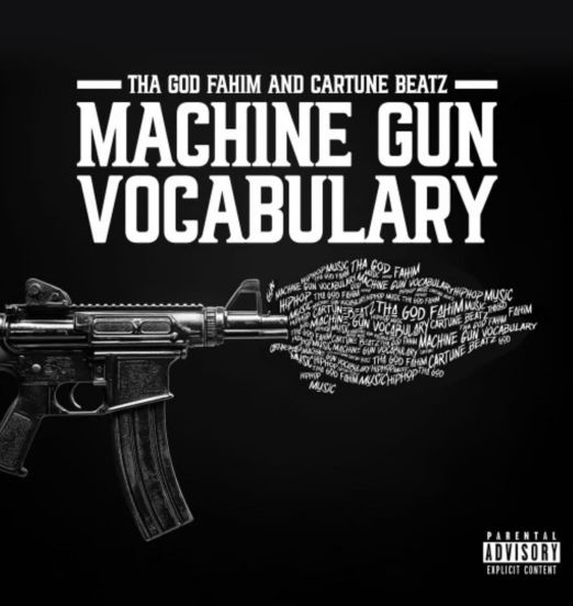 Tha God Fahim x Cartune Beatz - Machine Gun Vocabulary - Lowtechrecords AT LP BLACK VINYL