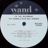 The Animals With Eric Burdon – In The Beginning – Wand LP