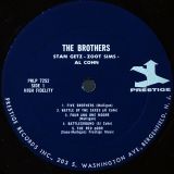 Stan Getz, Zoot Sims & Al Cohn – The Brothers – Prestige LP