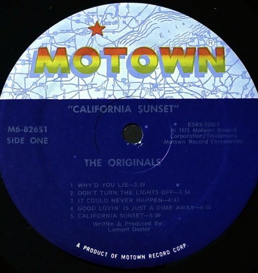 TheOriginals-CaliforniaSunsesLABEL