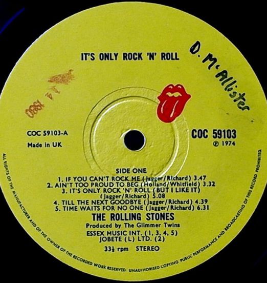 TheRollingStones-ItsOnlyRockNRollLABELA