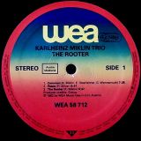 Karlheinz Miklin Trio – The Rooter – WEA AT LP
