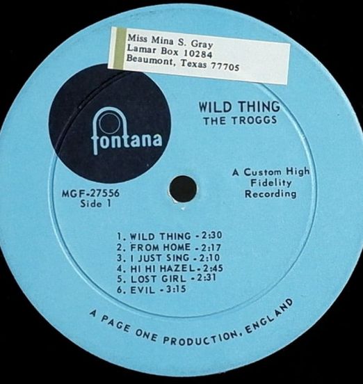 TheTroggs-WildThingLABELA