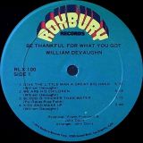 William DeVaughn – Be Thankful For What You Got – Roxbury LP