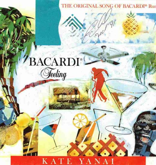 Kate Yanai - Bacardi Feeling (Summer Dreamin') Radio Version b/w Original Version - WEA GER DJ 7"
