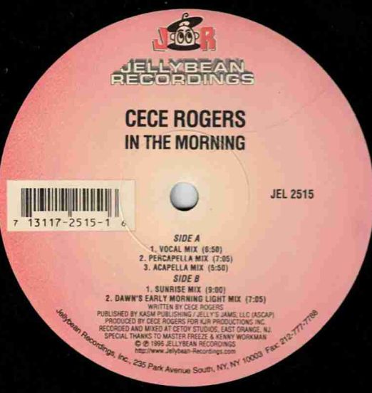 CeCe Rogers - In The Morning - Jellybean 12"