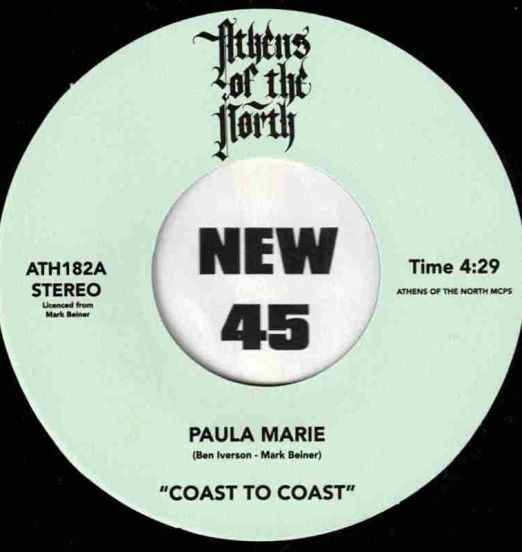 Coast To Coast - Paula Marie b/w Crack - AOTN SC 7"